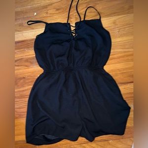 One Clothing brand romper black, size medium.